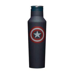 Botella De Agua Térmica Sport Marvel 600ml Capitán América